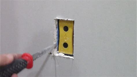 drywall cut out electrical boxes|drywall mounted electrical box wings.